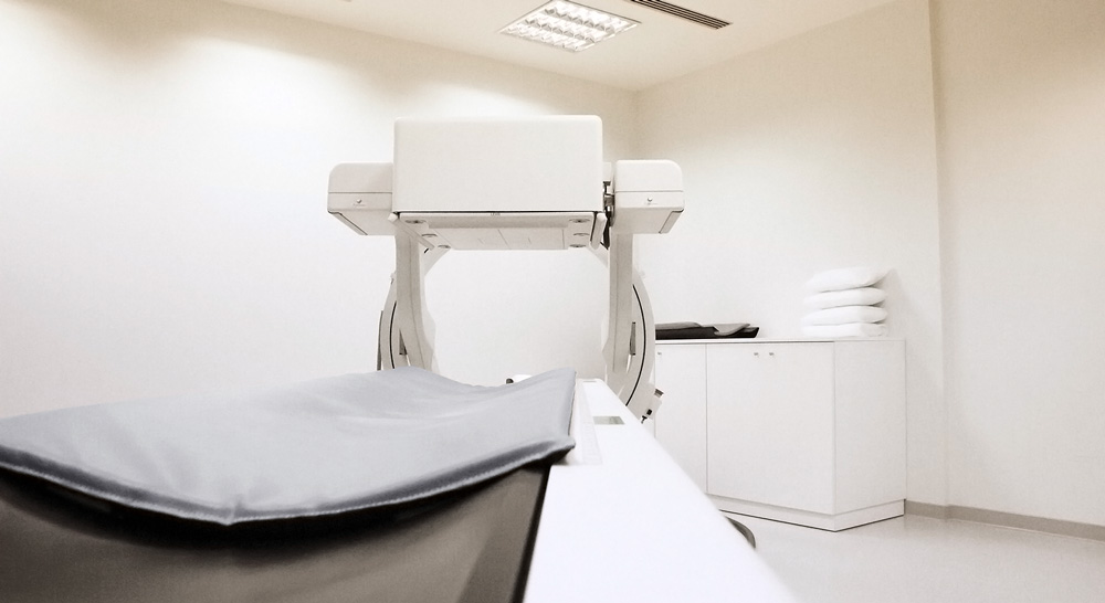 Màquina de medicina nuclear gammacamara de CEDIV, Granollers.
